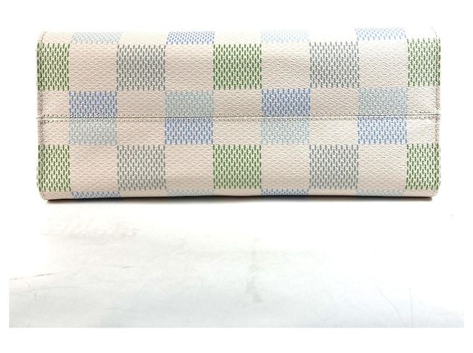 Borsa tote On the Go MM Damier Pastel Louis Vuitton Bianco - vista 13