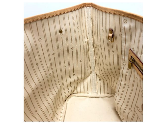 Borsa tote Louis Vuitton Neverfull GM Bianco Blu - vista 13