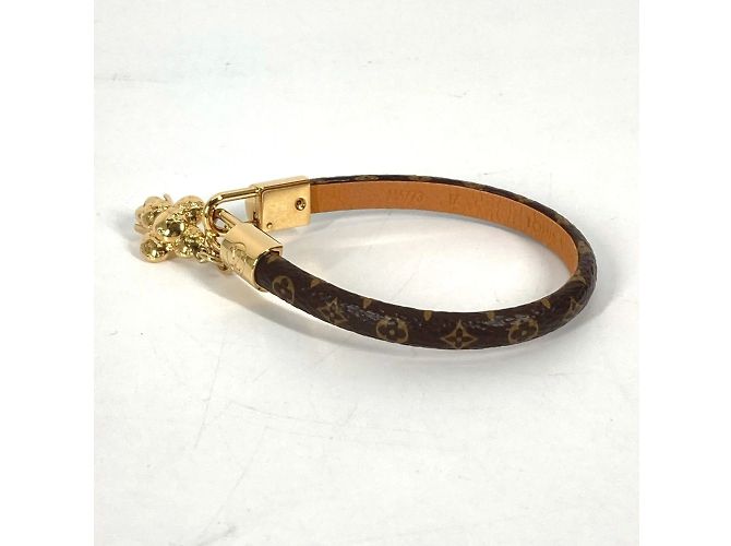 Bracciale charm in tela Monogram Vivienne di Louis Vuitton Marrone Monogramma - vista 4