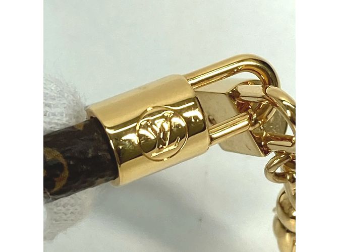 Bracciale charm in tela Monogram Vivienne di Louis Vuitton Marrone Monogramma - vista 7