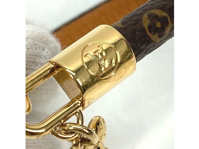 Bracciale charm in tela Monogram Vivienne di Louis Vuitton Marrone Monogramma - vista 8
