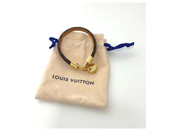 Bracciale Charm Monogramma Louis Vuitton Marrone - vista 16