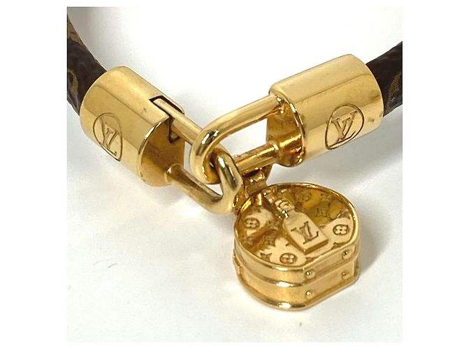Bracciale Charm Monogramma Louis Vuitton Marrone - vista 4