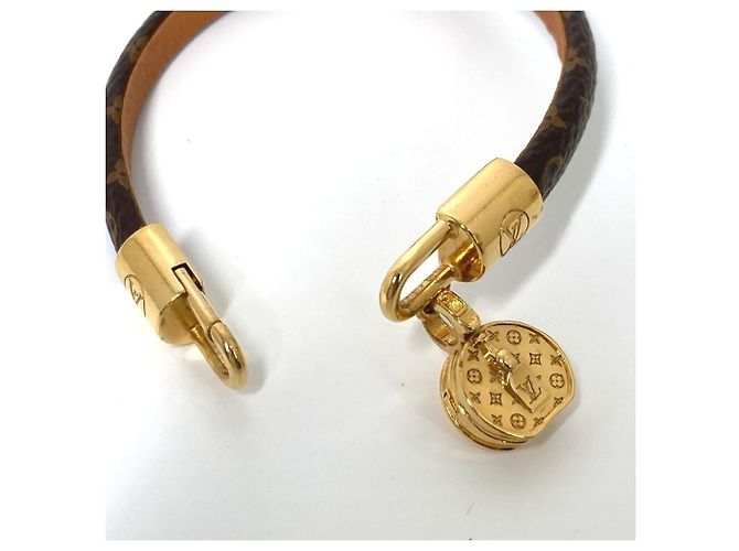 Bracciale Charm Monogramma Louis Vuitton Marrone - vista 5