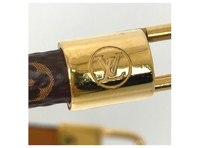 Bracciale Charm Monogramma Louis Vuitton Marrone - vista 9