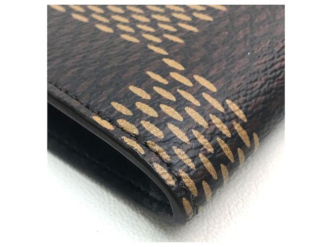 Pochette Jour Damier Gigante Louis Vuitton Marrone Damier ebene - vista 3