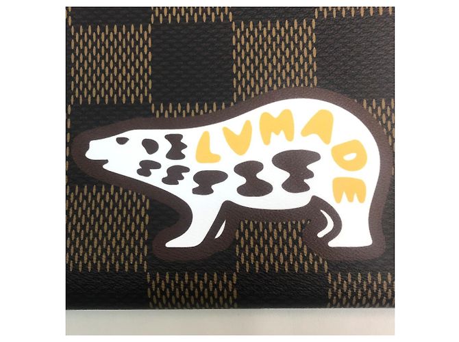 Pochette Jour Damier Gigante Louis Vuitton Marrone Damier ebene - vista 6