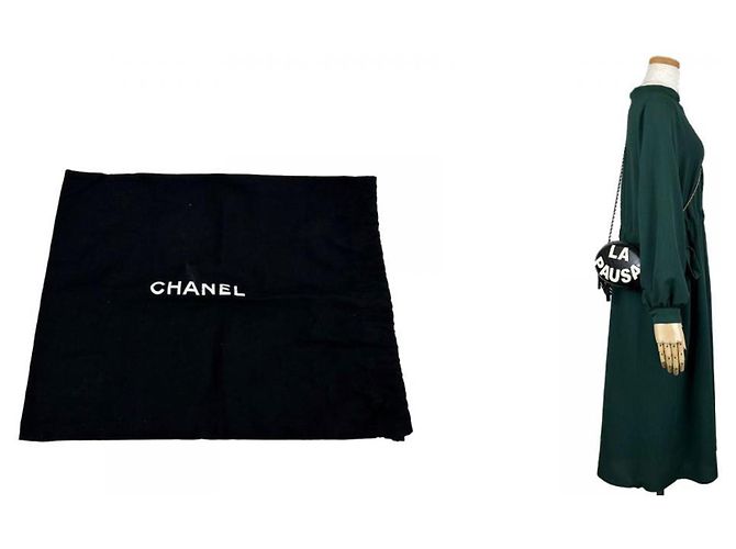 Borsa a spalla in pelle Chanel La Pausa Nero - vista 10