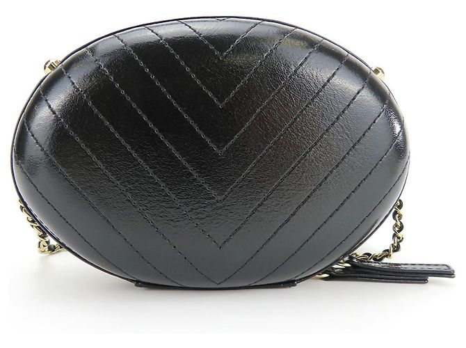 Borsa a spalla in pelle Chanel La Pausa Nero - vista 3