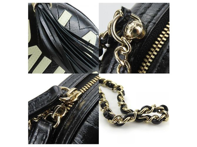 Borsa a spalla in pelle Chanel La Pausa Nero - vista 8