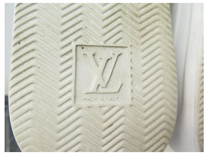 SCARPE LOUIS VUITTON BEVERLY HILLS MONOGRAM EMPREINTE 7.5 41.5 Bianco - vista 7