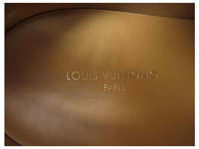 SCARPE LOUIS VUITTON BEVERLY HILLS MONOGRAM EMPREINTE 7.5 41.5 Bianco - vista 8