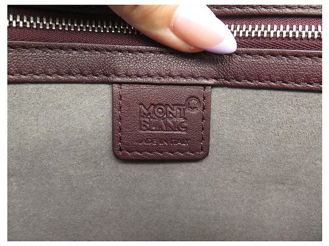 NUOVO PORTA DOCUMENTI MONTBLANC MEISTERSTÜCK SFUMATO 123715 Bordò - vista 9