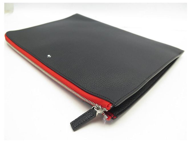 NOVE POCHETTE MONTBLANC MEISTERSTÜCK IN PELLE SOFT GRAIN NUOVE - vista 3