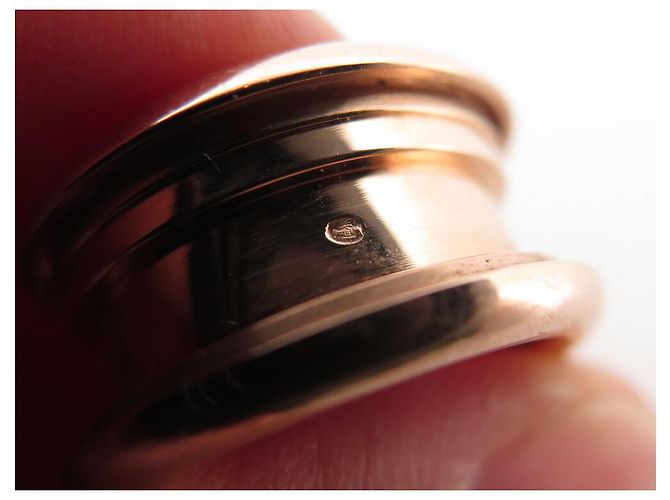 BUCHERER VARIATO T57 RING AUS ROSEGOLD 18K + 6 FARBIGE RINGE Golden - Ansicht 14