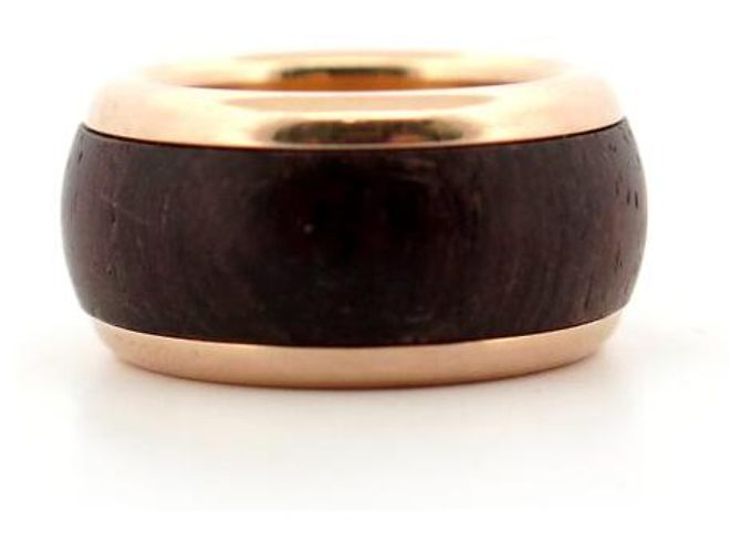 BUCHERER VARIATO T57 RING AUS ROSEGOLD 18K + 6 FARBIGE RINGE Golden - Ansicht 3