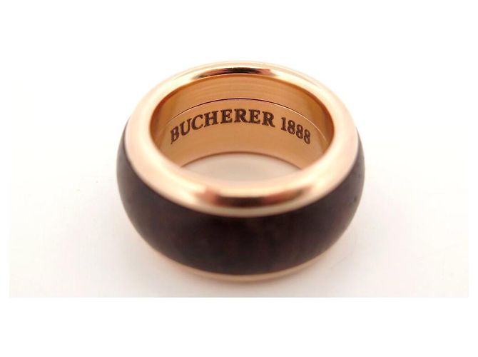 BUCHERER VARIATO T57 RING AUS ROSEGOLD 18K + 6 FARBIGE RINGE Golden - Ansicht 5