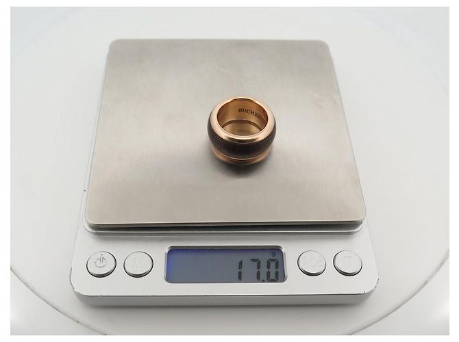 BUCHERER VARIATO T57 RING AUS ROSEGOLD 18K + 6 FARBIGE RINGE Golden - Ansicht 7