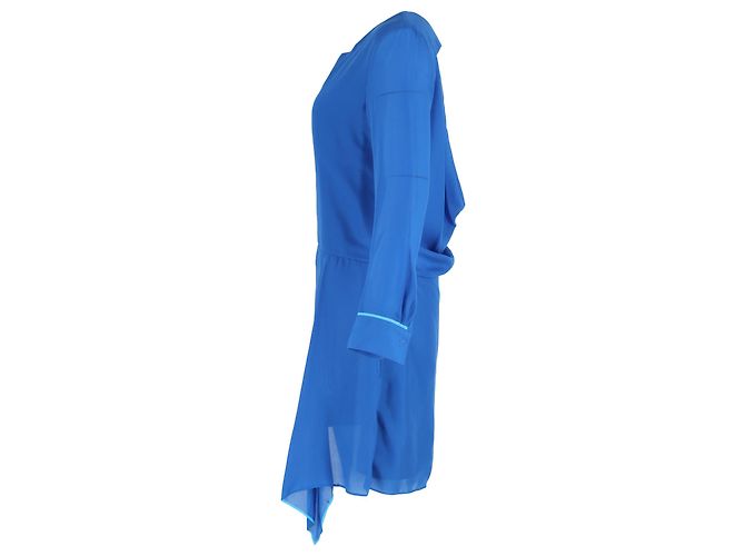 Adelle Tape Kleid von Acne Studios aus blauer Polyester - Ansicht 2