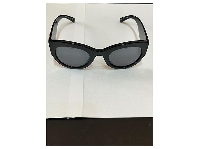 Lunettes de soleil Versace Medusa Tribute Noir Acétate - vue 10