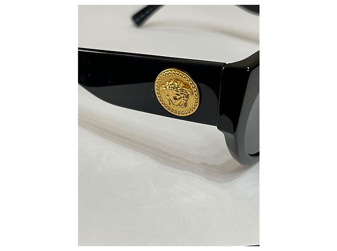 Lunettes de soleil Versace Medusa Tribute Noir Acétate - vue 4