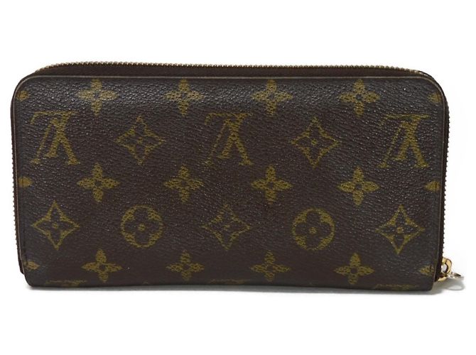 Cartera larga Zippy Louis Vuitton Flor LV Castaño Rosa Roja Monograma - vista 3