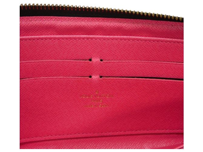 Cartera larga Zippy Louis Vuitton Flor LV Castaño Rosa Roja Monograma - vista 6