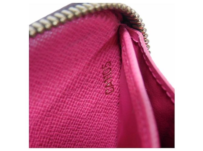 Cartera larga Zippy Louis Vuitton Flor LV Castaño Rosa Roja Monograma - vista 7