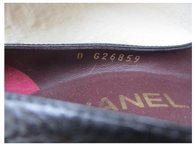 Chanel Lederpumps 'CC', Größe 37,5. Schwarz - Ansicht 4