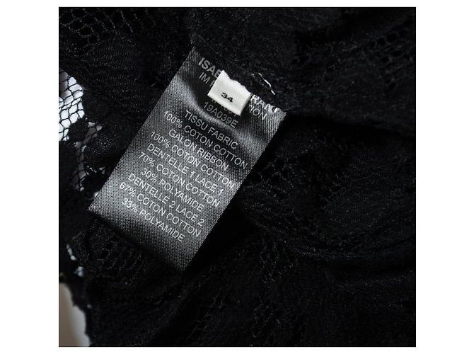 Isabel Marant Etoile Schwarzes Spitzenkleid Isabel Marant Étoile - Ansicht 5