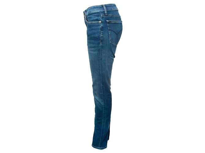 Jeans rectos ajustados azules Calvin Klein - vista 2