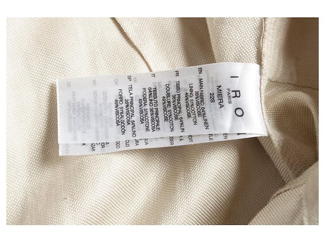 IRO, calça bege MIRA com bolsos profundos - vista 5