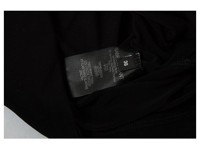 Isabel Marant, top goyela transparente Negro - vista 5