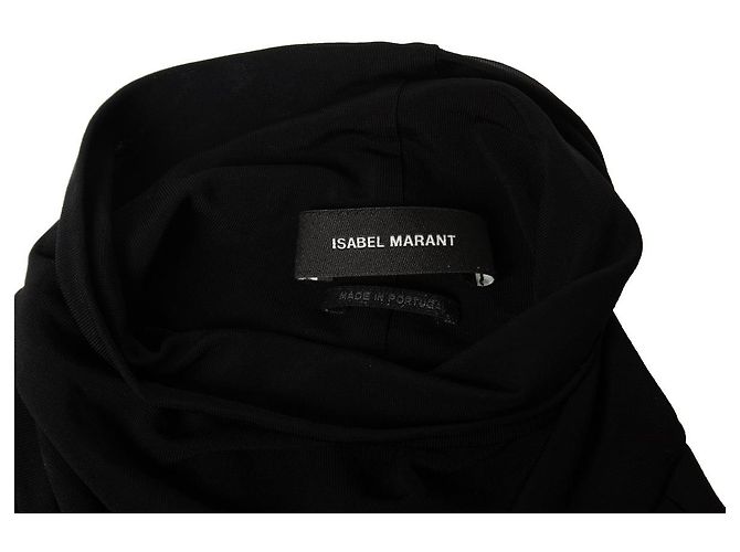 Isabel Marant, top goyela transparente Negro - vista 6
