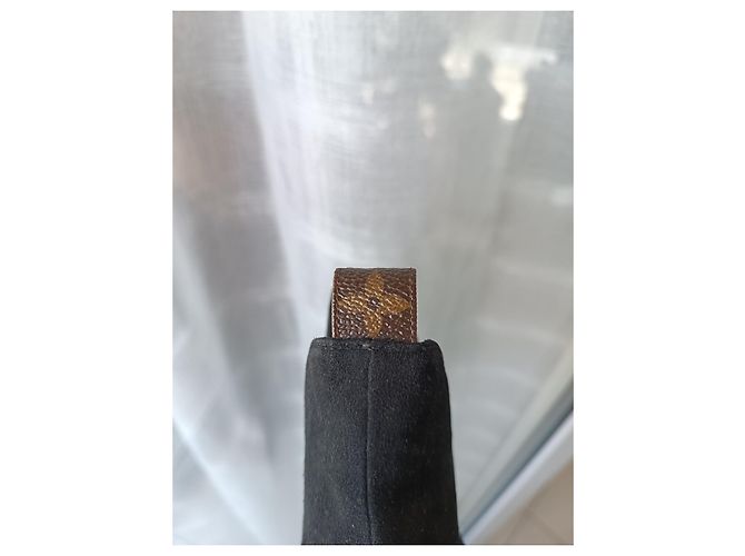 Stivaletti Louis Vuitton in pelle nera 36.5 Nero - vista 13