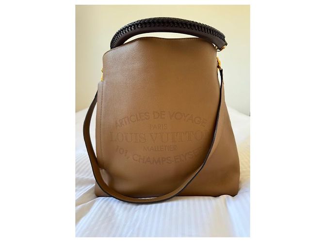 Bolsa Louis Vuitton de couro camel Camelo - vista 2