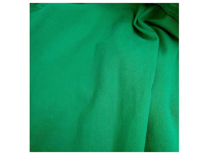 Margaux Lonnberg Camicia/giacca in denim verde - vista 4