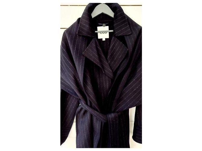 Cos Sciarpa oversized con fini righe - vista 6