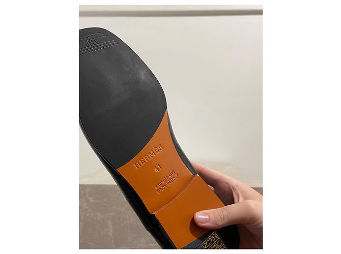 Hermès HERMES Ballerine T.EU 41 Pelle Nero - vista 5
