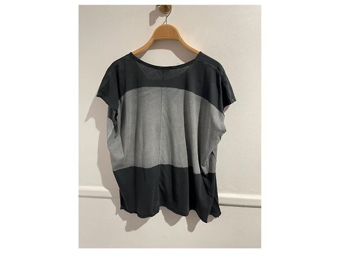 RAG & BONE Top T.International S Cotone Grigio - vista 3