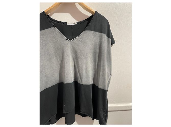 RAG & BONE Top T.International S Cotone Grigio - vista 4