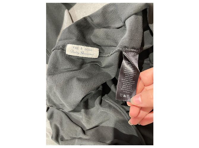 RAG & BONE Top T.International S Cotone Grigio - vista 6