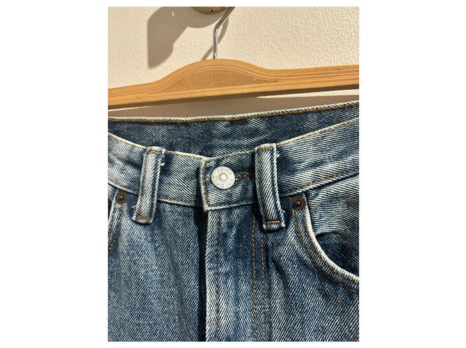 Jeans ACNE STUDIOS T.US 23 Cotone Blu - vista 2