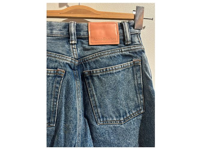 Jeans ACNE STUDIOS T.US 23 Cotone Blu - vista 3
