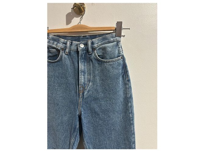 Jeans ACNE STUDIOS T.US 23 Cotone Blu - vista 4