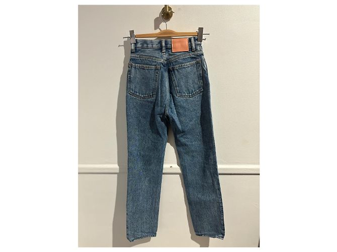 Jeans ACNE STUDIOS T.US 23 Cotone Blu - vista 5