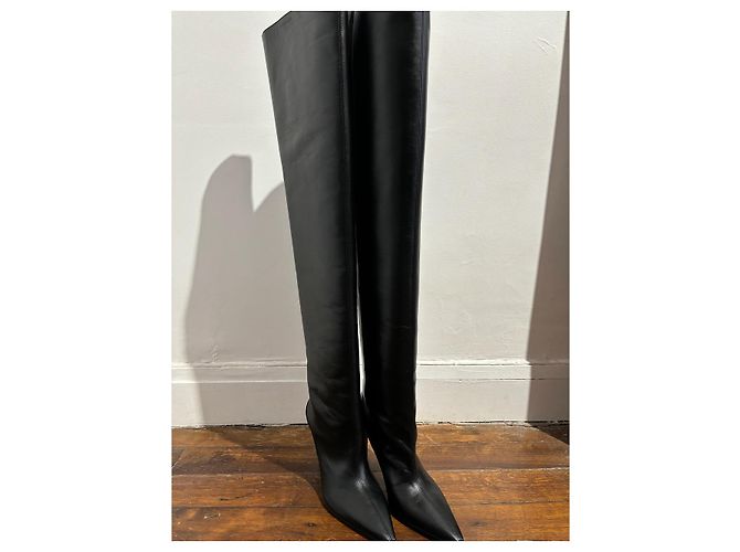 Botas COURREGES T.EU 41 Cuero Negro - vista 2