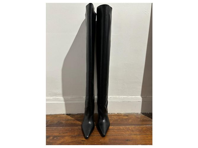 Botas COURREGES T.EU 41 Cuero Negro - vista 3
