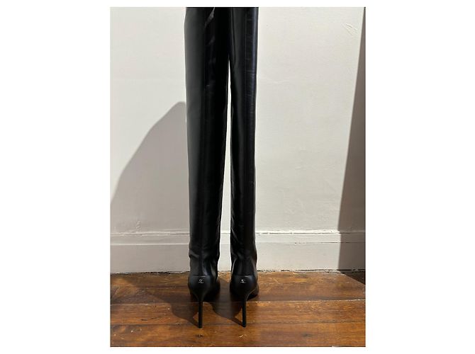 Botas COURREGES T.EU 41 Cuero Negro - vista 4