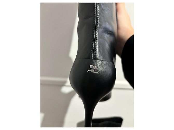 Botas COURREGES T.EU 41 Cuero Negro - vista 6